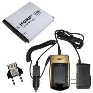 HQRP Battery Charger and Battery compatible with Polaroid BLi 286 / BLi286, fits t1031, t1035, t1234, t1235 Digital Camera plus HQRP Euro Plug Adapter  Camera & Photo