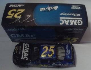 2005 NASCAR Action Racing Collectables . . . Brian Vickers #25 GMAC / ditech Chevy Monte Carlo 1/24 Diecast . . . RCCA Club Car . . . Limited Edition 1 of 288 . . . VERY RARE. 