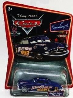 Disney / Pixar CARS Movie 155 Die Cast Car Series 2 Supercharged Fabulous Hudson Hornet with SILVER Hub Caps Toys & Games
