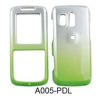 Samsung Messager R450/R451 (Straight Talk) Two Tones, White and Green Hard Case/Cover/Faceplate/Snap On/Housing/Protector Cell Phones & Accessories
