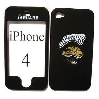 Licensed Jacksonville Jaguars football logo Apple iPhone 4 4g Faceplate Hard Cell Protector Case Housing Cover Snap On NEW  Sports & Outdoors