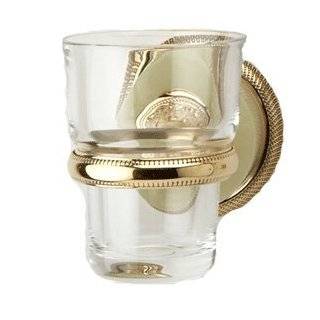 Phylrich KTA3024D 24D Satin Gold Antiqued Bathroom Accessories Wall Mounted Glass Tumbler  