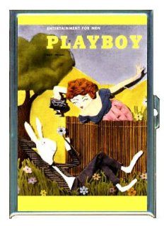 MAY 1954 PLAYBOY COVER FUN RETRO ID Holder Cigarette Case or Wallet Made in USA 