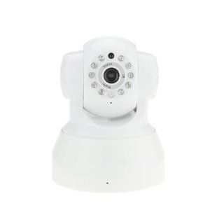 New Support Plug and Play Wireless Pan/tilt Ip Camera with Phone View/night Vision(pan355�&tilt120�)   White Camera & Photo