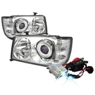 High Performance Xenon HID Mercedes Benz W124 E Class 1PC Halo Projector Headlights with Premium Ballast   Black with 10000K Deep Blue HID Automotive