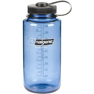 Nalgene Colored WideMouth Lexan Water Bottle 32oz (Slate Blue) Sports & Outdoors