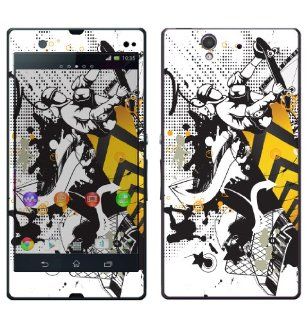 Decalrus   Protective Decal Skin Sticker for Sony Xperia Z ( NOTES view "IDENTIFY" image for correct model) case cover wrap xperiaZ 392 Cell Phones & Accessories
