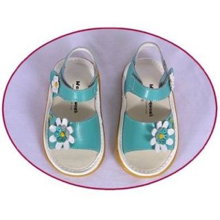 Girls Boutique Dress Shoes TURQUOISE Sandal WEE SQUEAK Girl Size 12 n/a Shoes