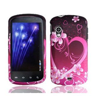 For Verizon Samsung I405 Stratosphere Accessory   Purple Love Design Hard Case Proctor Cover + Lf Stylus Pen Cell Phones & Accessories