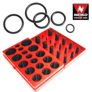 Neiko Tools 407 Piece Rubber O Ring Assortment Kit   32 SAE Sizes