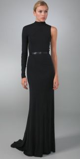 Calvin Klein Collection Rainier Dress with Leather Belt