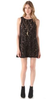 Free People Miles of Lace Tank Dress
