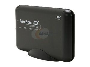 Vantec NexStar CX 3.5" SATA to USB 2.0 & eSATA External Hard Drive Enclosure   Model NST 300SU BK