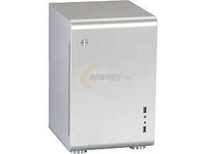 Rosewill Legacy U2 S Silver Aluminum Alloy Mini ITX Tower Computer Case