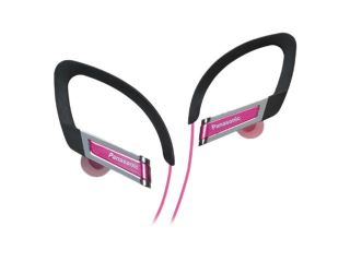 Panasonic RP HS220 P 3.5mm Connector In Ear Clip Style Sports Headphone   Pink