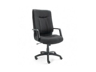 Alera ST41FA10B Stratus Series High Back Swivel/Tilt Chair, Black Fabric