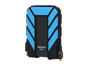 ADATA DashDrive Durable Series HD710 500GB USB 3.0 2.5" Water & Shock Proof Portable Hard Drive AHD710 500GU3 CBL Blue