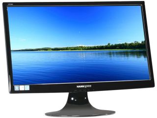 HANNspree By Hanns G HF225DPB Black 21.5" 5ms  Full HD WideScreen LCD Monitor w/Speakers 250 cd/m2 X Contrast 30,000:1 (1000:1)