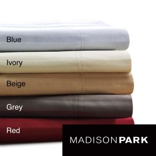 Madison Park 500 Thread Count Egyptian Cotton Damask Stripe Sheet Set