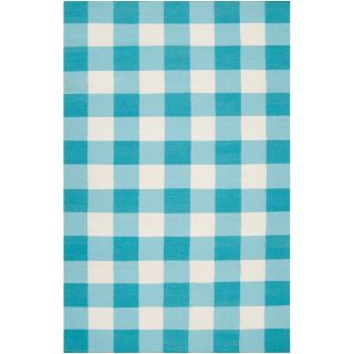 Country Living Hand woven Hapac Blue Wool Rug (8 X 11)