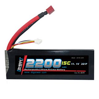 DLG 11.1V 2200mAh Li Po Battery(T Plug)