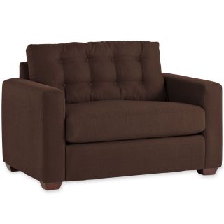 Midnight Slumber 56 Chair with Twin Sleeper   Belshire Fabric, Blshr Chocolate