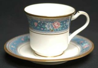 Noritake Grand Terrace Footed Cup & Saucer Set, Fine China Dinnerware   Masters
