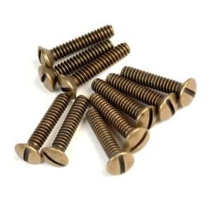 Amerelle 3/4 in. Wall Plate Screws   Aged Bronze (10 Pack) PSDB