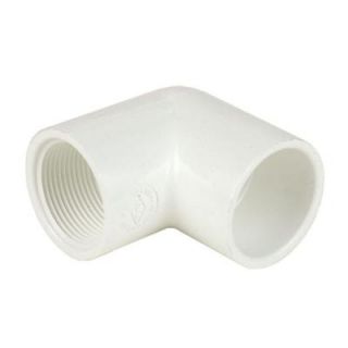 DURA 4 in. Schedule 40 PVC 90 Degree Elbow S x FPT 407 040