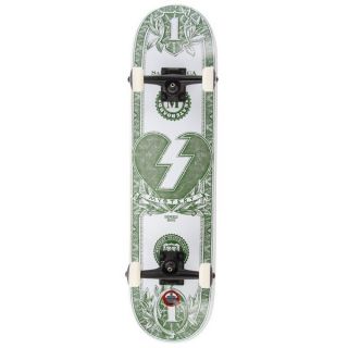 Mystery Dollar Green Complete Skateboard White/Green