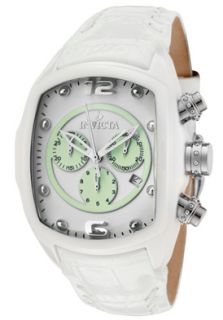 Invicta 10284  Watches,Mens Lupah Revolution Chronograph White Ceramic Case White Leather, Chronograph Invicta Quartz Watches