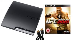 Playstation 3 PS3 Slim 120GB Console Bundle (including UFC 2010 Undisputed & 2M HDMI Cable)      Games Consoles