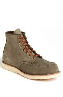 Red Wing 6 Inch Moc Toe Roughout Leather Boot