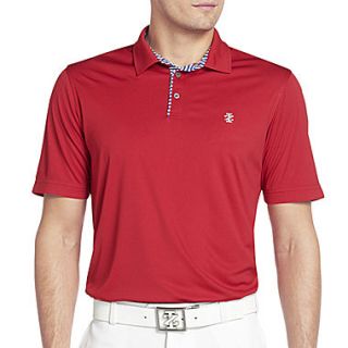 IZOD® Golf Solid with Stripe Trim Polo Shirt