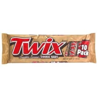 Twix  Cookie Bars, Chocolate, Caramel, 10 pack [5.51 oz (156.2 g)]