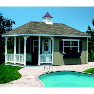 HomePlace by Suncast  Pool House (10 ft. x 20 ft.)