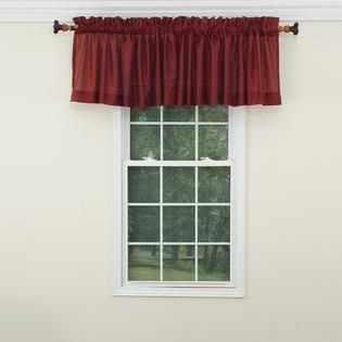 Colormate   54 in. x 20 in. Parker Faux Silk Valance