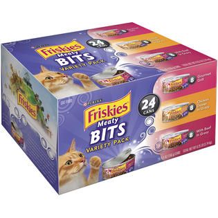 Friskies  Meaty Bits Variety Pack Cat Food 24 5.5 oz. Cans