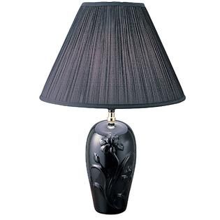 Ore  26 Ceramic Table Lamp   Black
