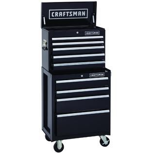 Craftsman  26 in. Wide 5 Drawer Heavy Duty Top Chest, Black