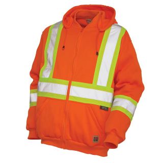 Work King High Visibility Quilted Safety Jacket   Men