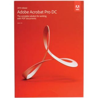 Adobe Acrobat Pro DC (2015, Mac, Boxed) 65258092