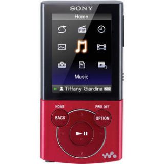 Sony NWZ E345 16GB E Series Walkman Video  Player NWZ E345RED