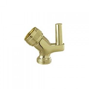 Whitehaus WH179A2 B Showerhaus brass swivel hand spray connector for use with mount model number WH172A
  Polished Brass