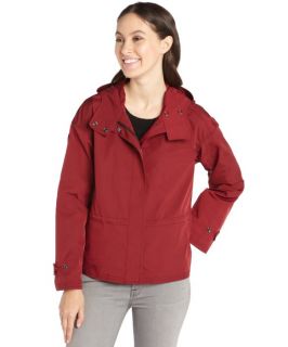 Lafayette 148 New York Claret Hooded Cinch Waist Jacket (339260201)