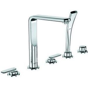 Grohe 19362000 Veris 2hdl Trimset Bath 5 H Polished Chrome