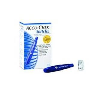  Accu Chek SoftClix Plus Lancing Device with 17 Lancets 