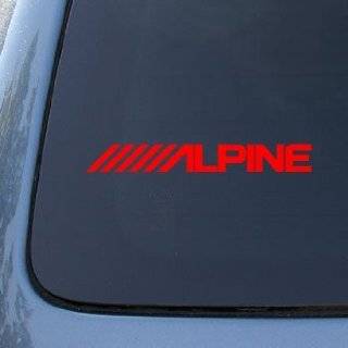  ALPINE   Vinyl Car Decal Sticker #A1577  Vinyl Color 