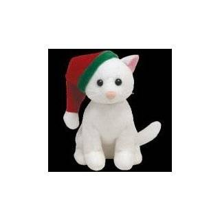 TY Holiday Baby Beanie   TWINKLING the White Cat