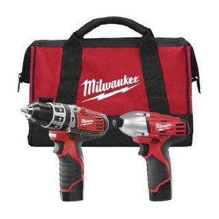   M12 12 Volt Cordless Lithium Ion 2 Tool Combo Kit Hammer Drill and
